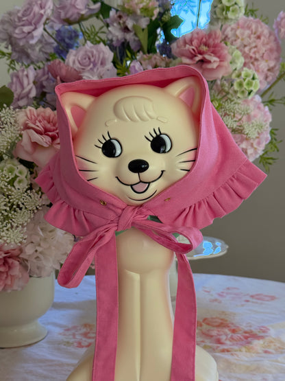 Trinket Scarf - Bright Pink Linen