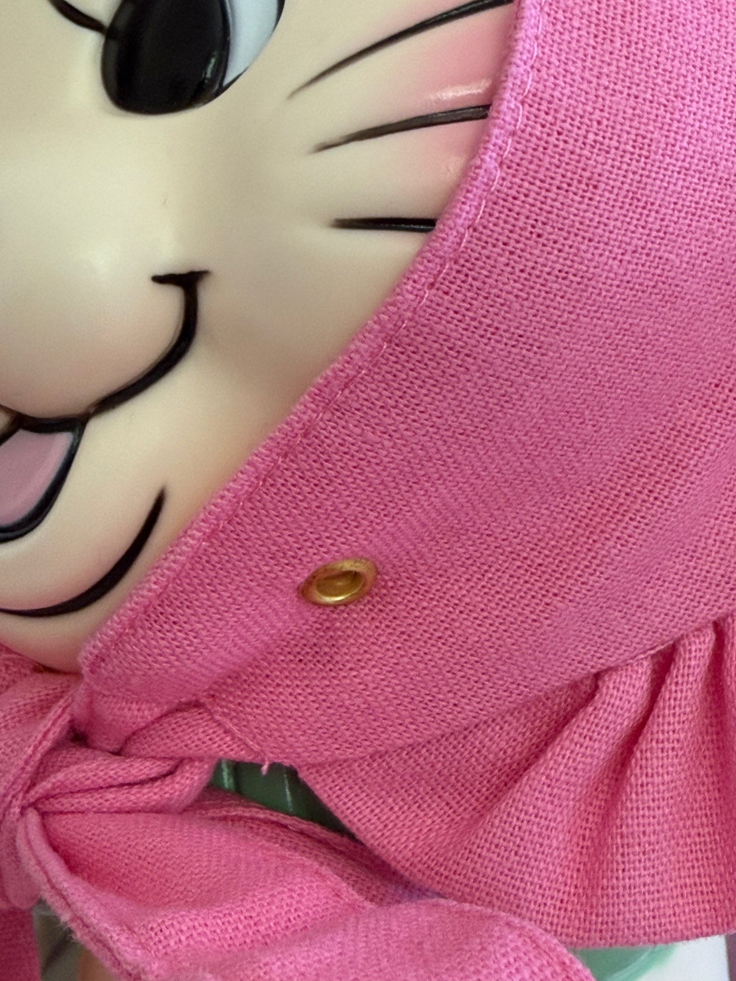 Trinket Scarf - Bright Pink Linen