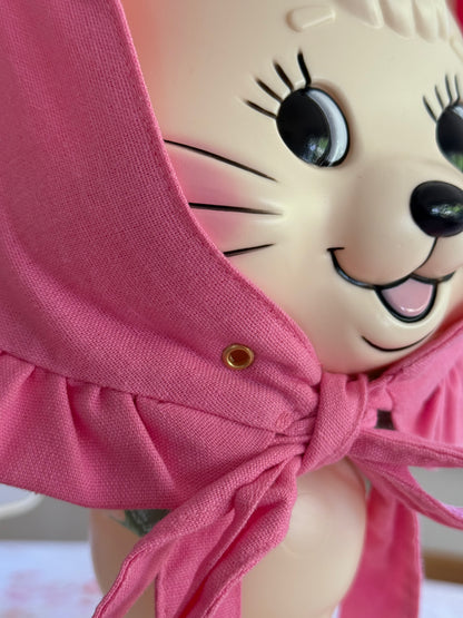 Trinket Scarf - Bright Pink Linen