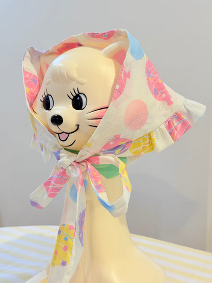 Babushka Scarf - Cute Balloons Japanese Cotton