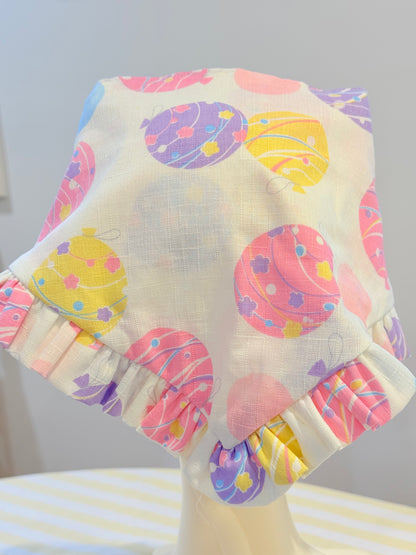 Babushka Scarf - Cute Balloons Japanese Cotton