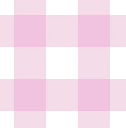 Cotton - Baby Pink Check (Large)