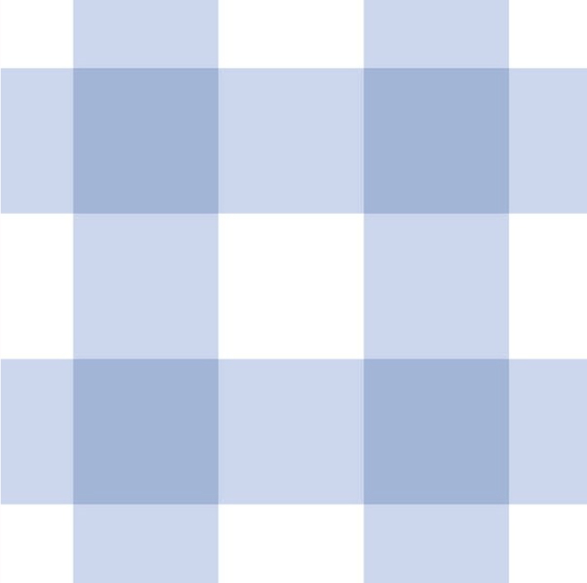 Cotton - Navy Blue Check (Large)