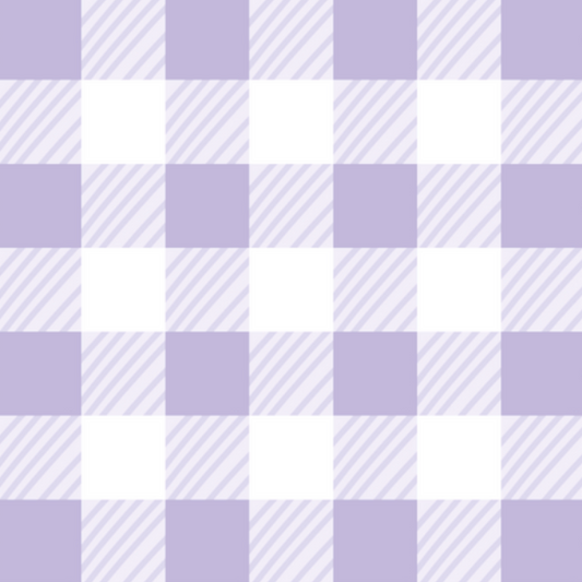 Cotton x Poly Blend - Lilac Check (Small)