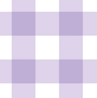 Cotton x Poly Blend - Lilac Check (Large)