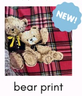 Cotton - Bear Print